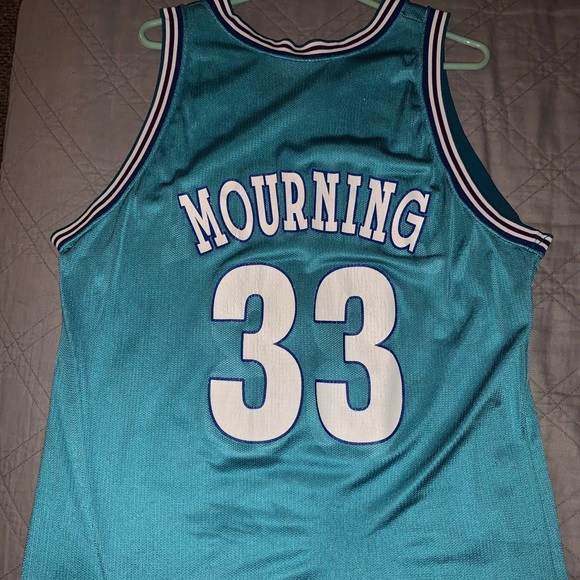 Champion Charlotte Hornets Alonzo Mourning Jersey - Picture 2 of 2